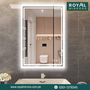 Rectangular Bathroom LED Mirror | Luxury Smart Touch LED Mirrors