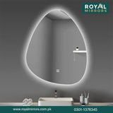 Led Lighted Mirror for Bathroom Wall , LED Mirrors, Dimmable Smart Lighted Bathroom Vanity Mirror