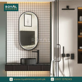Framed Mirror without Light Chinese Imported Brush Finished Aluminum Profile Wall Mounted Bedroom Mirror  High Defemination Mirror Mirror Vanity