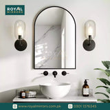 Framed Mirror without Light Chinese Imported Brush Finished Aluminum Profile Wall Mounted Bedroom Mirror  High Defemination Mirror Mirror Vanity