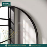 Framed Mirror without Light Chinese Imported Brush Finished Aluminum Profile Wall Mounted Bedroom Mirror  High Defemination Mirror Mirror Vanity