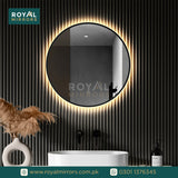 Framed Mirror with Chinese Imported Brush Finished Aluminum Profile Mirror Wall Mounted Bedroom Mirror  High Defemination Mirror Mirror Vanity