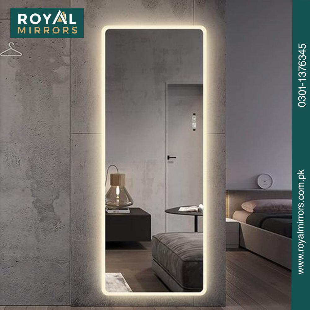 Full Length Mirror with LED Lights Full Body Mirror for dressing Free Standing Floor Mirror Wall Mounted Lighted Mirror Light Up Mirror with 3