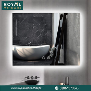 Rectangular LED Mirrors | LED Bathroom Mirror Price in Pakistan – Royal ...
