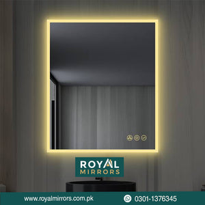 Rectangular LED Mirrors | LED Bathroom Mirror Price in Pakistan – Royal ...