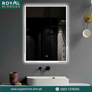 Rectangular LED Mirrors | LED Bathroom Mirror Price in Pakistan – Royal ...