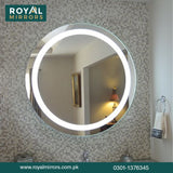 Modern LED Round Bathroom Vanity Mirror, Round Backlit Mirror , Round LED Bathroom Mirror