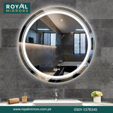 Modern LED Round Bathroom Vanity Mirror, Round Backlit Mirror , Round LED Bathroom Mirror