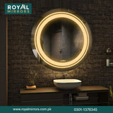 Modern LED Round Bathroom Vanity Mirror, Round Backlit Mirror , Round LED Bathroom Mirror