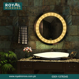 Modern LED Round Bathroom Vanity Mirror, Round Backlit Mirror , Round LED Bathroom Mirror