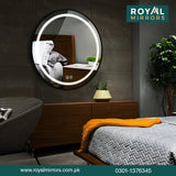 Modern LED Round Bathroom Vanity Mirror, Round Backlit Mirror , Round LED Bathroom Mirror