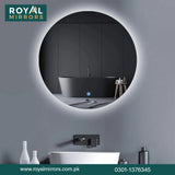 Modern LED Round Bathroom Vanity Mirror, Round Backlit Mirror , Round LED Bathroom Mirror