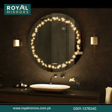 Modern LED Round Bathroom Vanity Mirror, Round Backlit Mirror , Round LED Bathroom Mirror