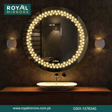 Modern LED Round Bathroom Vanity Mirror, Round Backlit Mirror , Round LED Bathroom Mirror