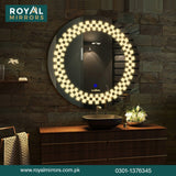 Modern LED Round Bathroom Vanity Mirror, Round Backlit Mirror , Round LED Bathroom Mirror