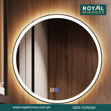 Modern LED Round Bathroom Vanity Mirror, Round Backlit Mirror , Round LED Bathroom Mirror