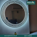 Modern LED Round Bathroom Vanity Mirror, Round Backlit Mirror , Round LED Bathroom Mirror