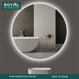 Modern LED Round Bathroom Vanity Mirror, Round Backlit Mirror , Round LED Bathroom Mirror