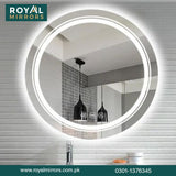 Modern LED Round Bathroom Vanity Mirror, Round Backlit Mirror , Round LED Bathroom Mirror