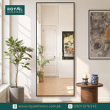 Full Length Standing Mirror with Stand Without Lights, Standing Mirror for dressing, Full Body Floor Mirror, Wall Mounted Mirror, Standing Mirror for Bedroom Living Room